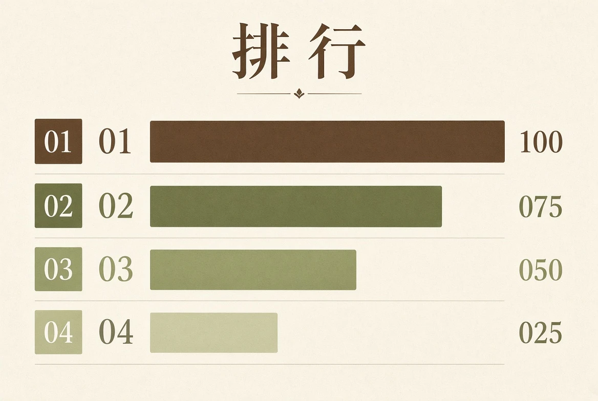 编辑榜单，不用分数定义喜爱